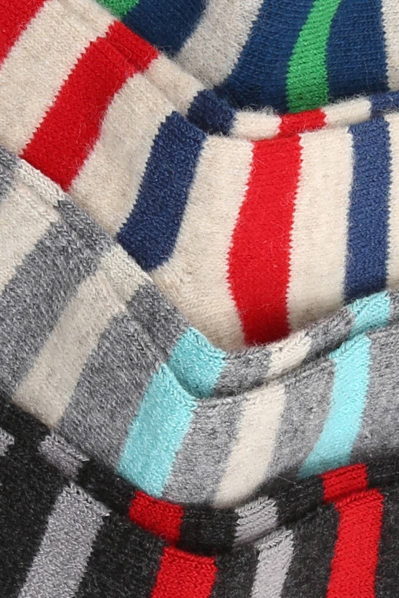 009-RAYAS Calcetines de mujer en mezcla de lana a rayas de venta al por mayor en Faire1