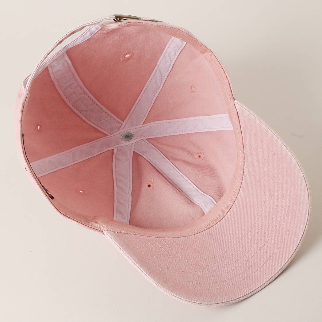 Fashion City - Wholesale Baseball Cap - Women's - Pastel Tone Pigment Dyed Cotton Baseball Dad Cap15