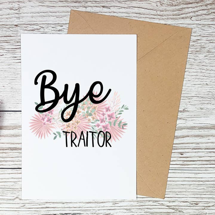 Sorry Not Sorry Co – Großhandel Abschiedskarte – Tschüss Verräter Karte, Mitarbeiter verlassen Karte
