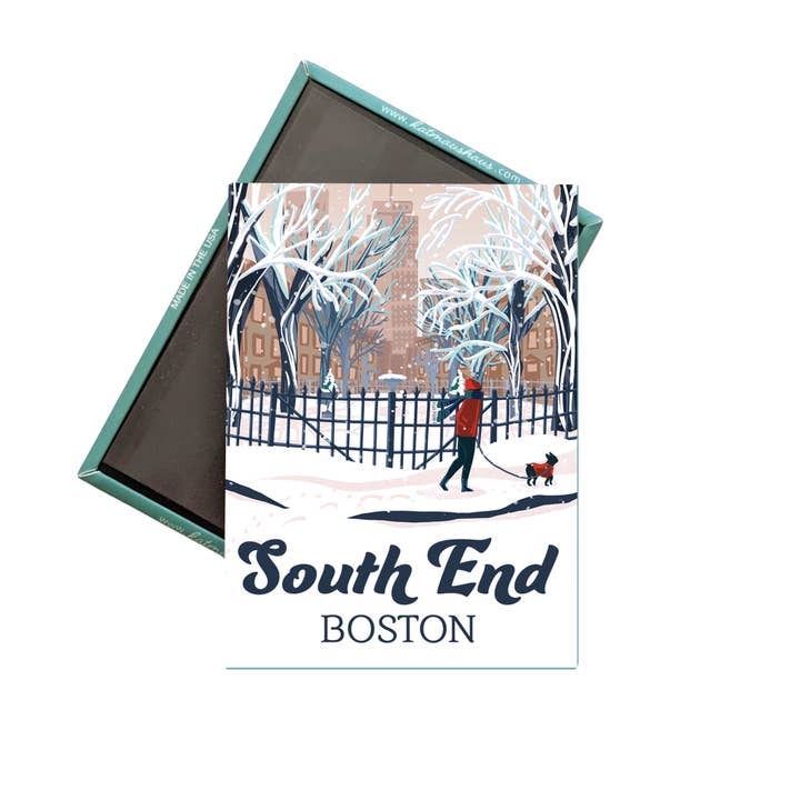 Kat Maus Haus Illustration - Wholesale Magnet - South End, Boston Magnet