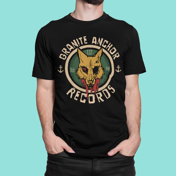 Granite Anchor - Wholesale Screen printed t-shirt – unisex - G.A Records T-Shirt1