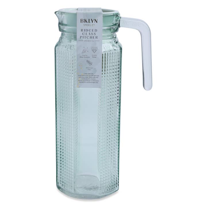 37.2oz Ridge Pitcher - Mint Breeze for wholesale by Core Home