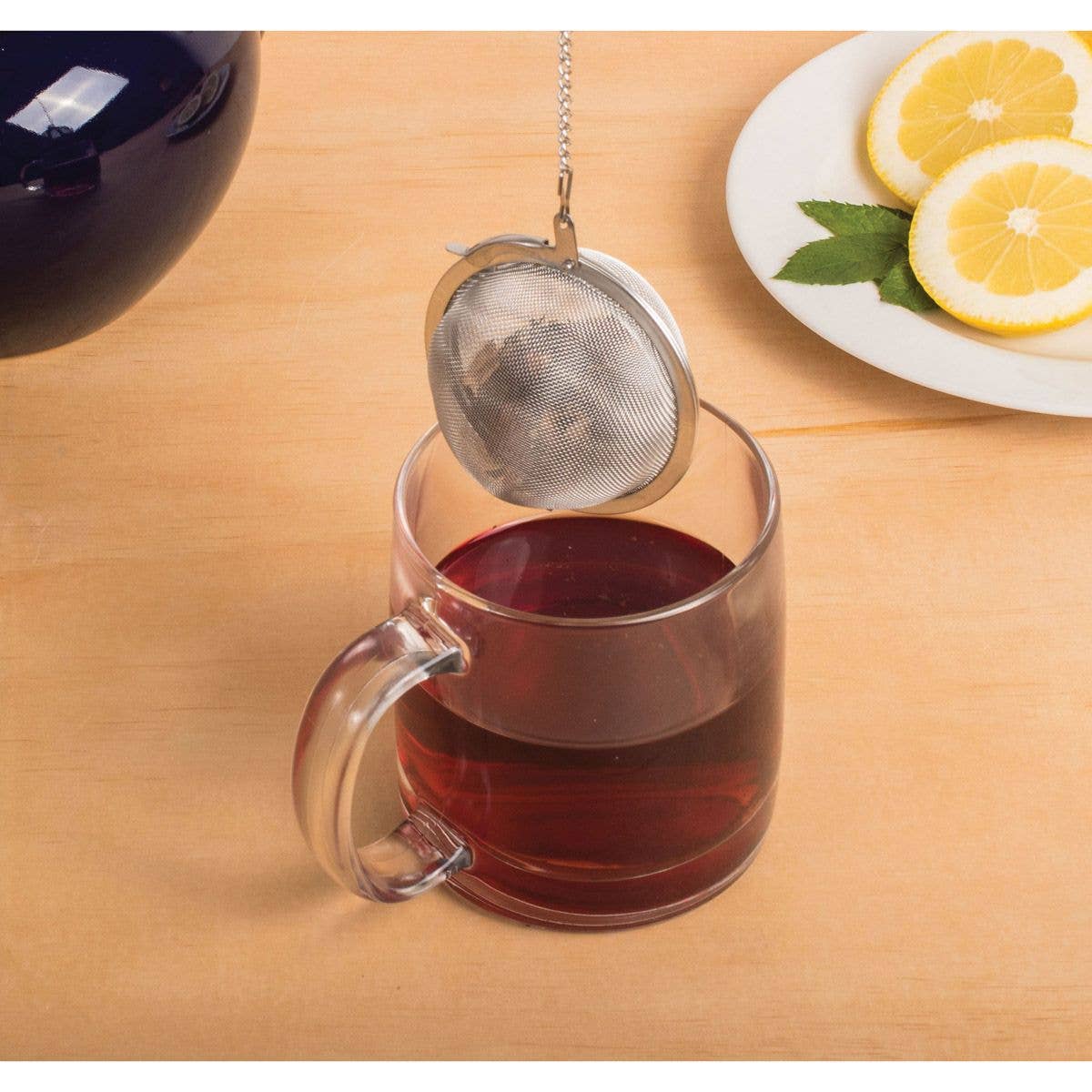 HIC - Harold Import Co. - Wholesale Kitchen Tool/Gadget - Mesh Ball Tea Infuser for Loose Leaf Tea, 2.5in4