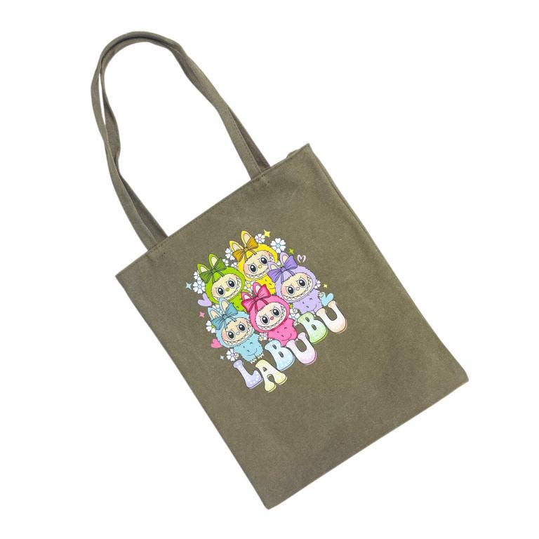 Chenson & Gorett - Wholesale Tote Bag - Women's - Labubu Design Canvas Tote Bag for Women 580195