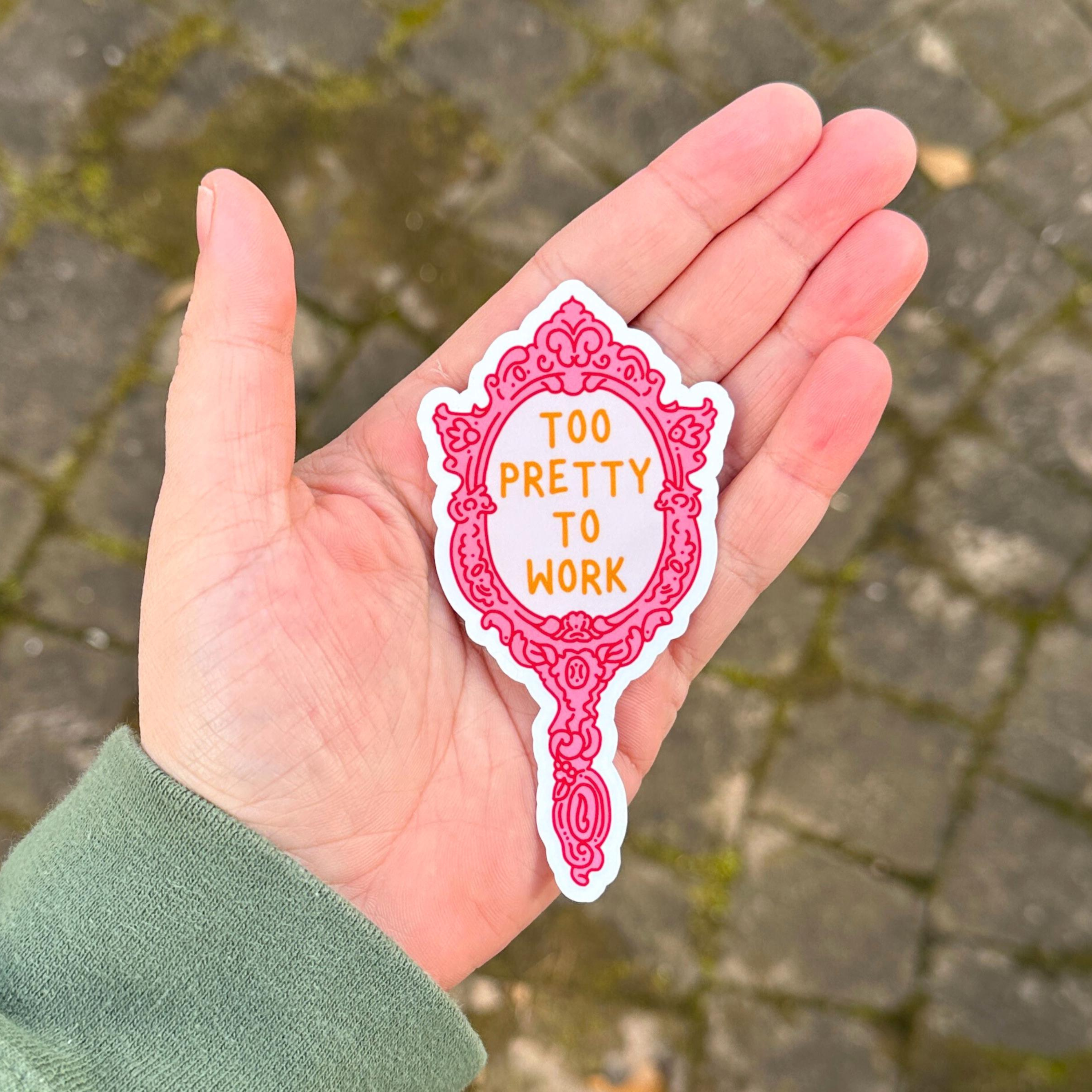 Olive Street Collective – wholesale Klistermärke – För snygg för att jobba klistermärke3