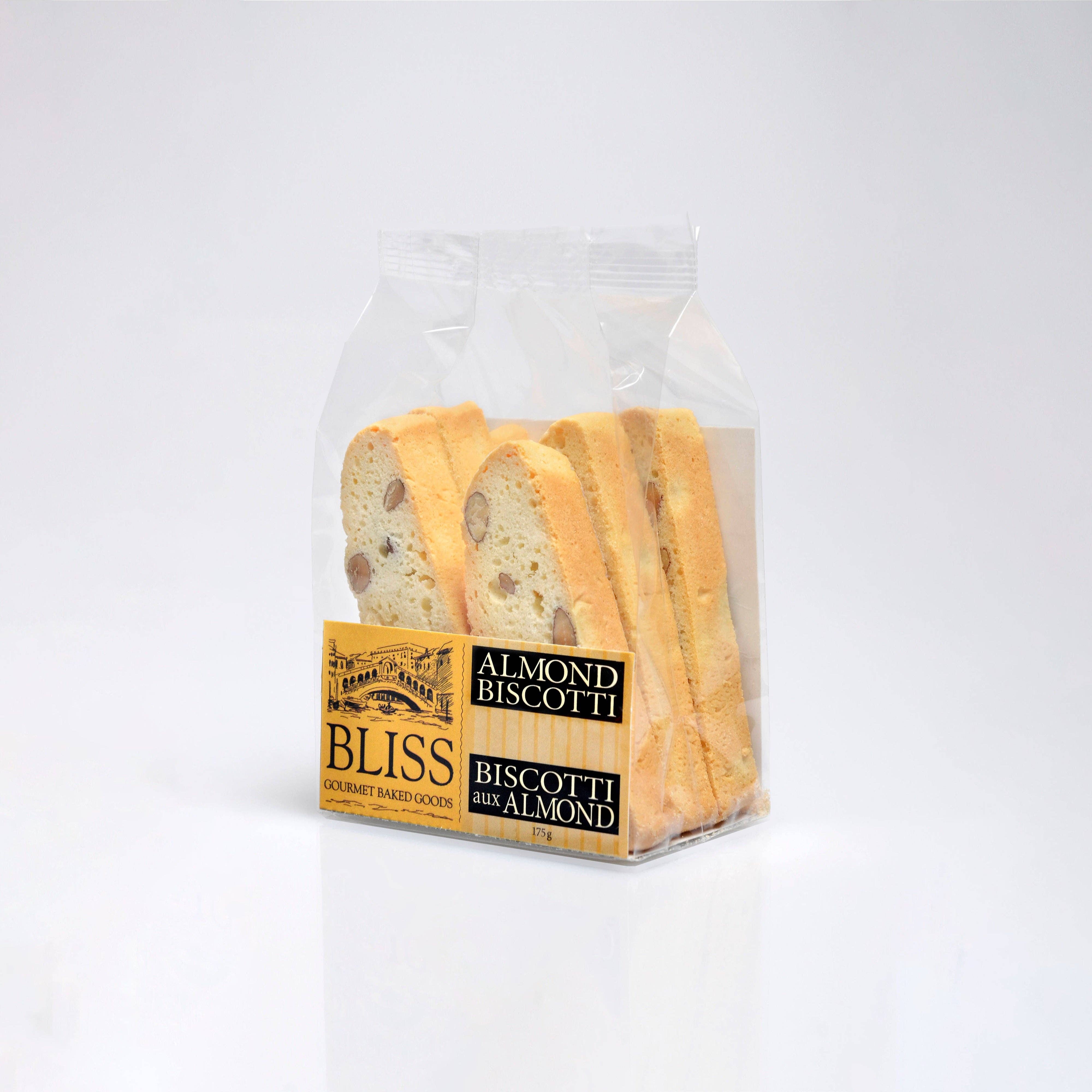 Bliss Gourmet Baked Goods Inc - Wholesale Cookie - Almond Biscotti Cookies