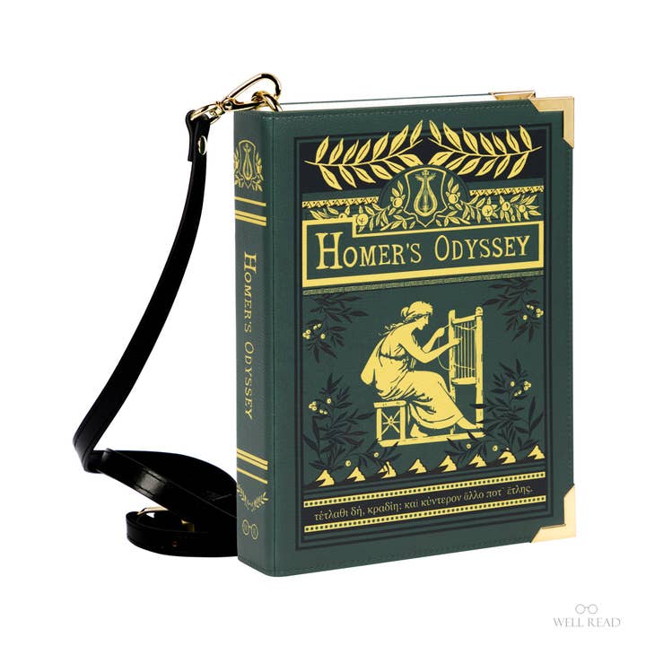 Homer’s Odyssey Book Handbag Crossbody Purse for wholesale by Well Read Company