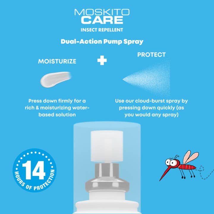 Moskinto: Original Itch-Relief Patch & 14hr Insect Repellent - Wholesale Insect Repellent - Moskito Care, 14hr Moisturizing Insect Repellent (1oz)2