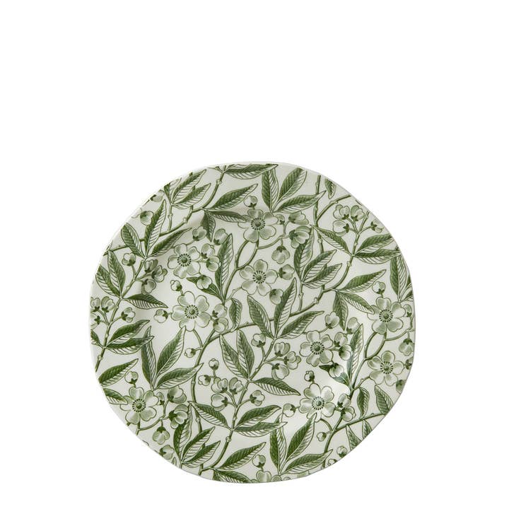 Green Prunus Small Plate for wholesale by Burleigh