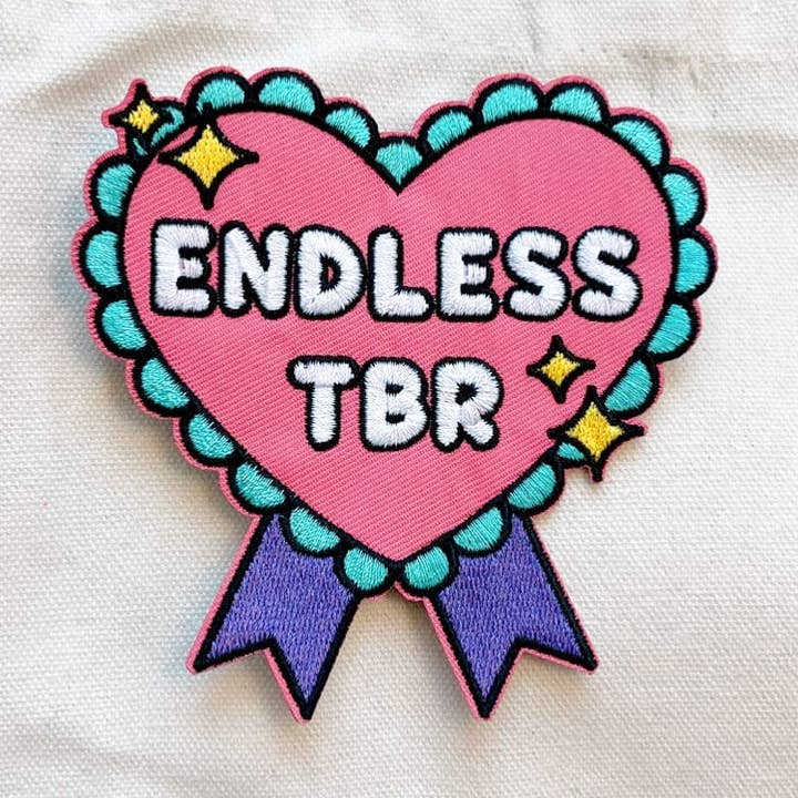 Pink Endless TBR Iron on Patch for wholesale by My Secret Copy