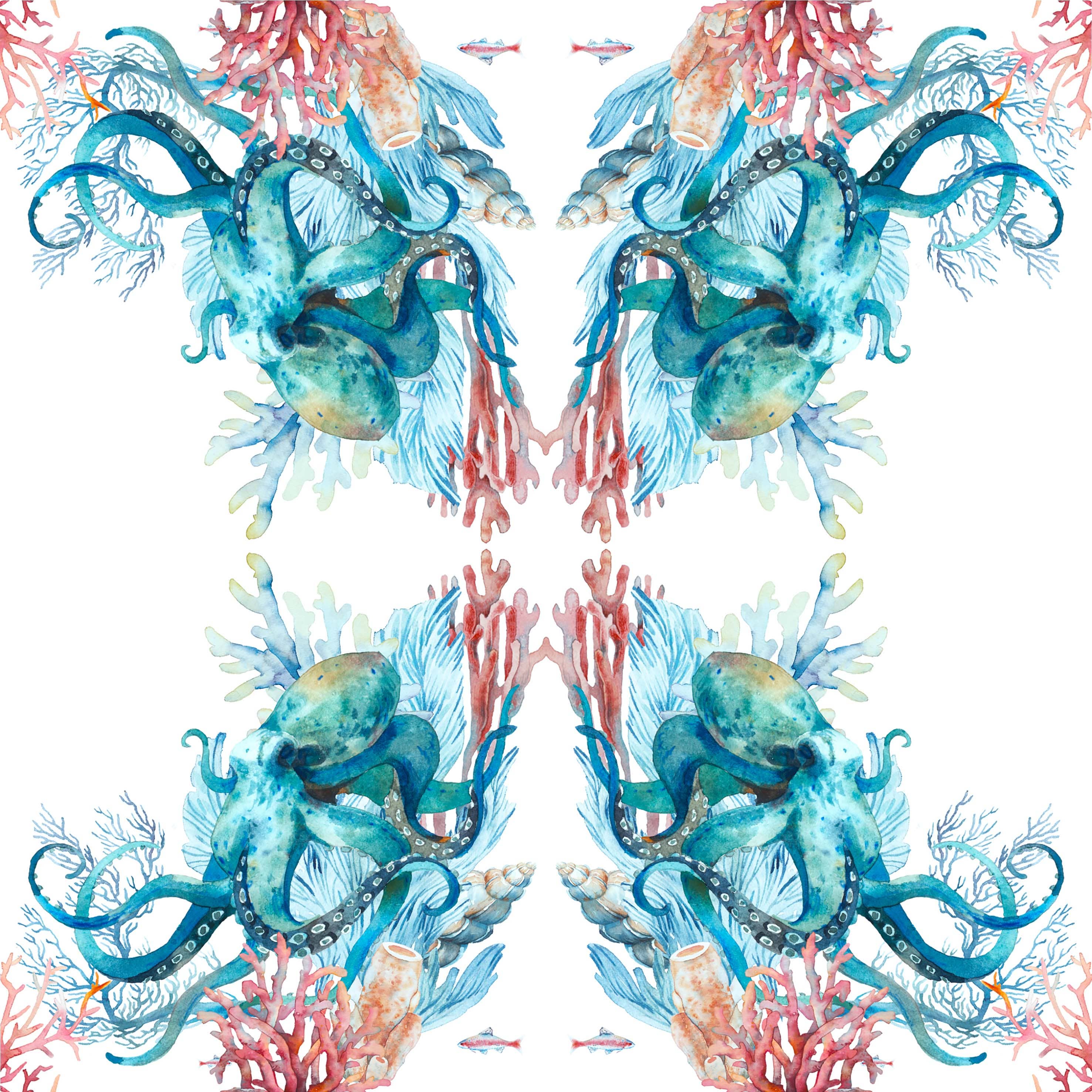 European Excellency - Wholesale Wegwerpservet - Octopus cocktailservetten - nautische servetten1