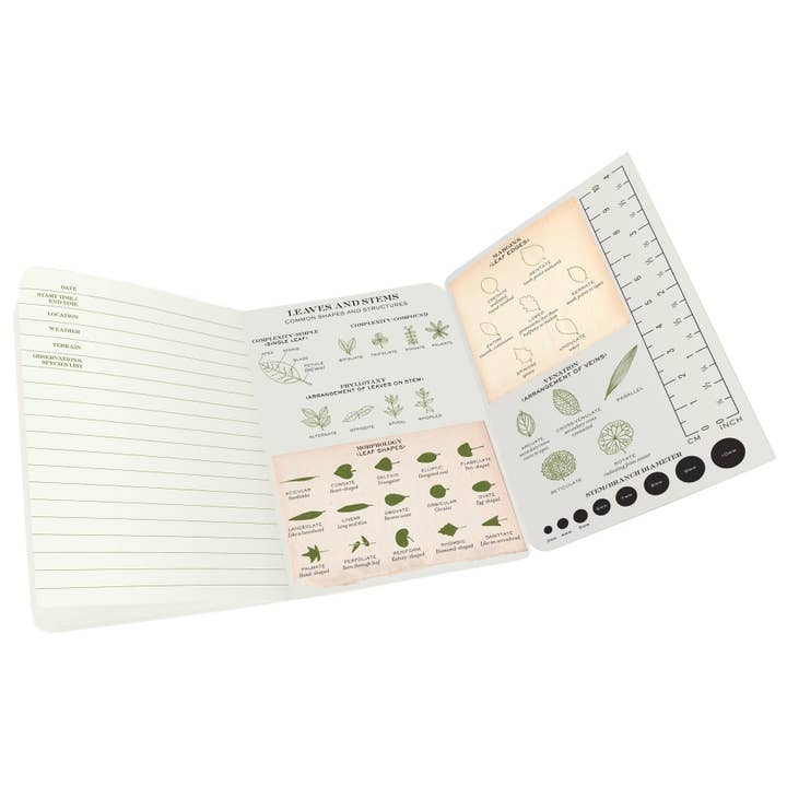 Unemployed Philosophers Guild - Wholesale Notebook - Botany Naturalist's Notebook2