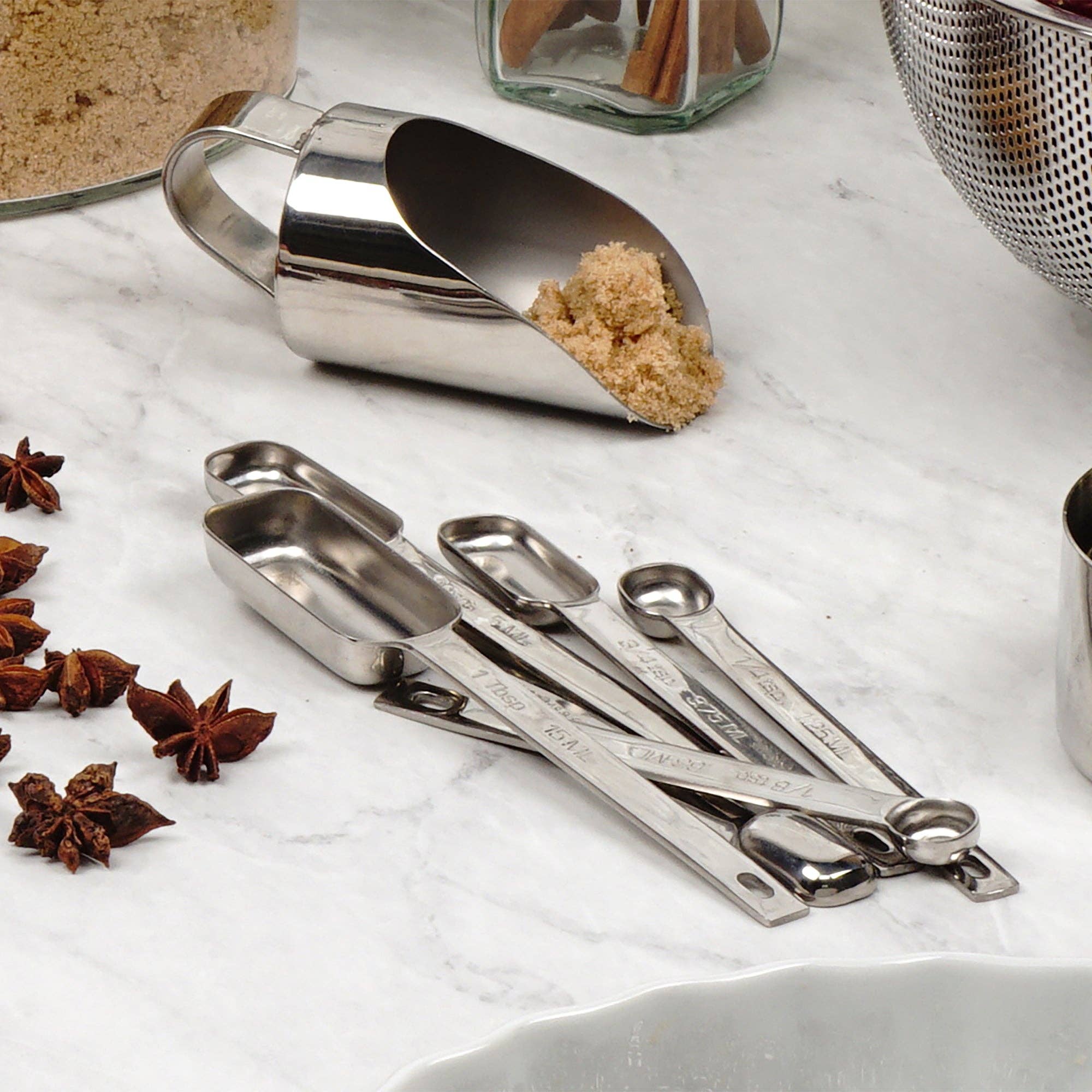 RSVP International - Wholesale Measuring Spoon - Spice Measuring Spoon Set Of 64