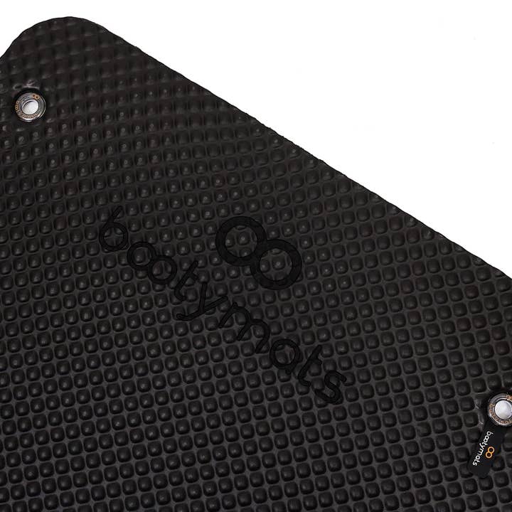 Bootymats - Wholesale Yoga Mat - Oversized extra padded pilates mat. Black4