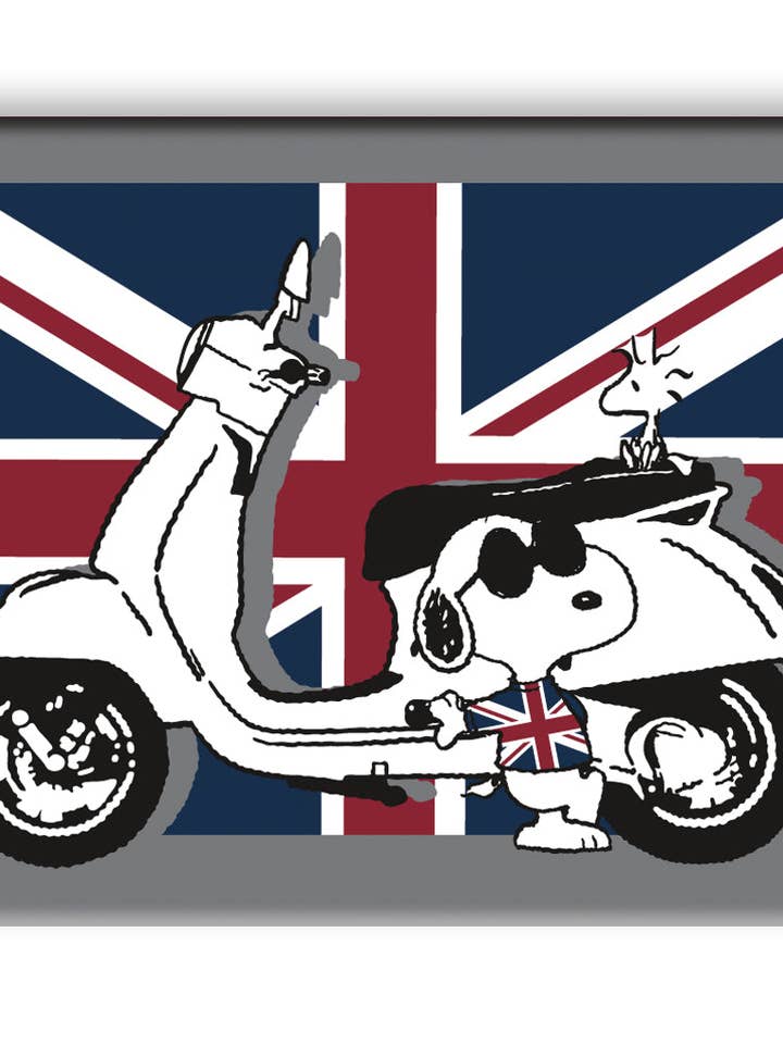 Peanuts Joe Cool - United Kingdom Flat Magnet (2.5" x 3.5") for wholesale by Great Stuff Novelties (GSN) by NMR Brands