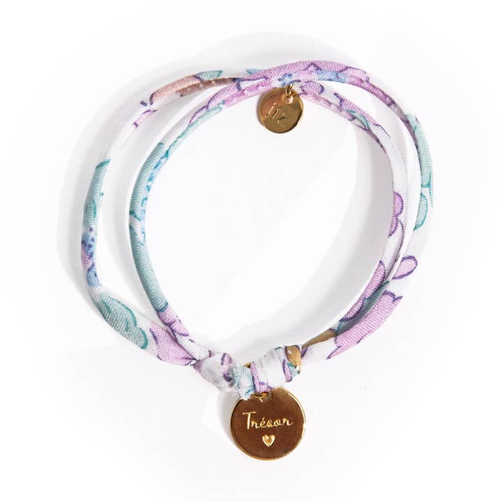 Betsy Celadon TRESOR glidande Liberty armband för wholesale av Le Petit Lien de Paris