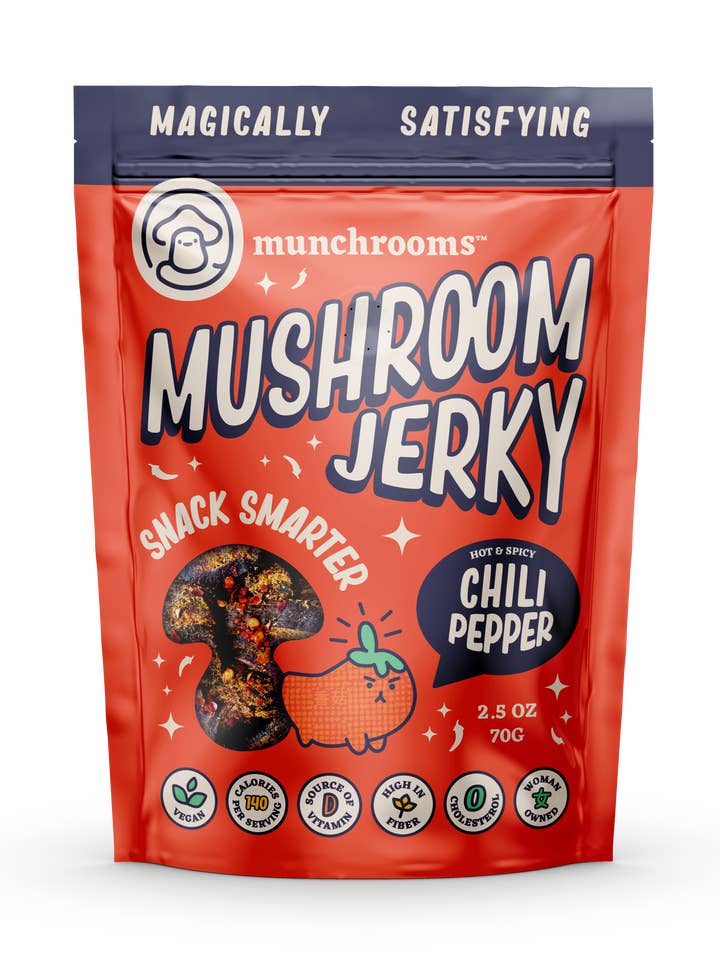 Hot + Spicy Chili Pepper Munchrooms for wholesale by munchrooms