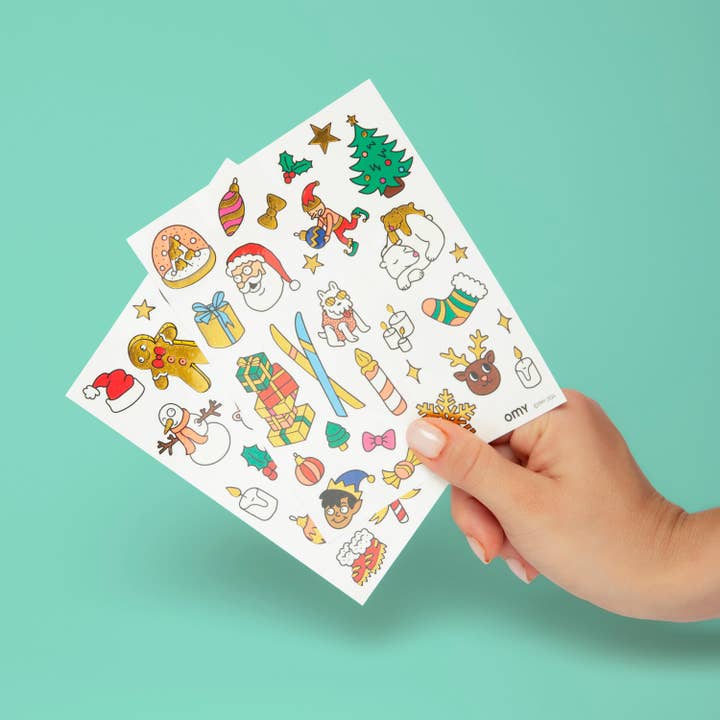 OMY - Wholesale Temporary Tattoo - Kids - Hohoho Holiday! tattoos6