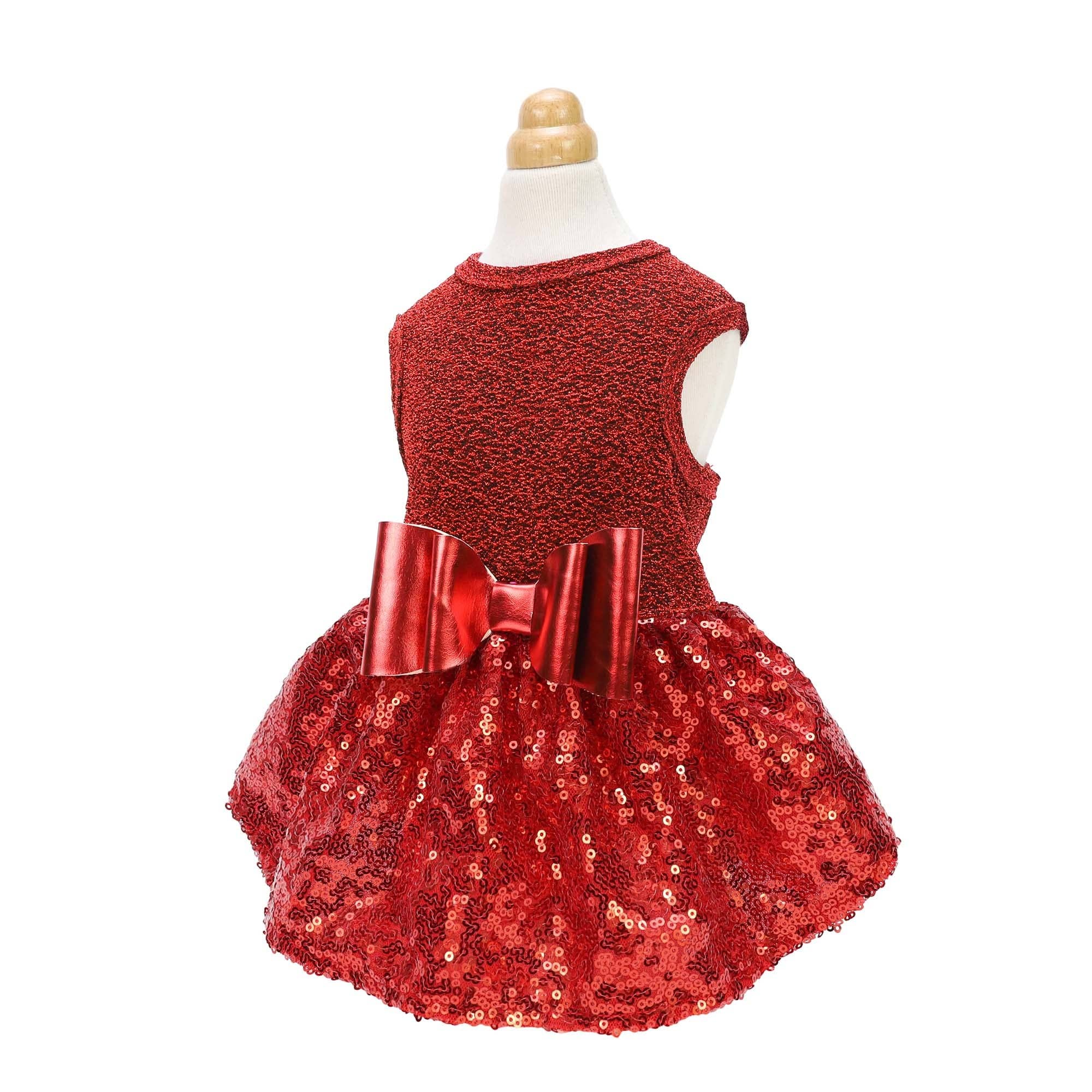 Fitwarm - Vendita all'ingrosso Vestito - Cani - Vestito elegante con paillettes scintillanti per cani40