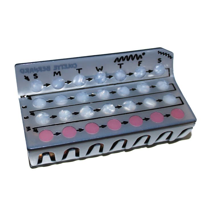 Birth Control Hair Claw for wholesale by COLETTE BERNARD