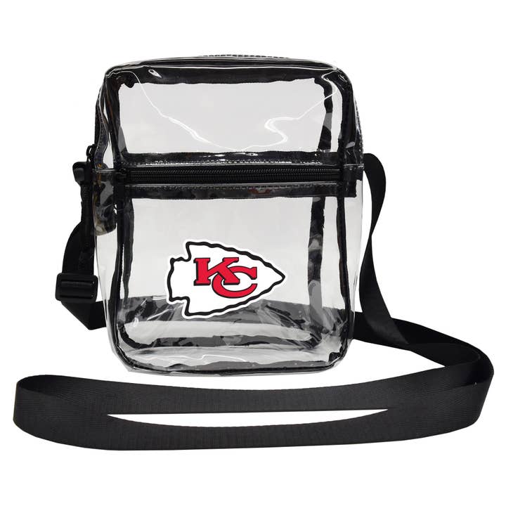 Little Earth Productions - Wholesale Crossbody Bag - Women's - NFL Kansas City Chiefs Clear Sideline Purse