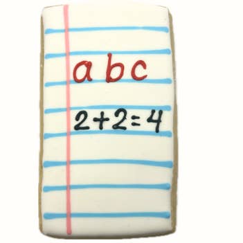 The Frosted Baker - Wholesale Cookie - ABC Notebook Paper