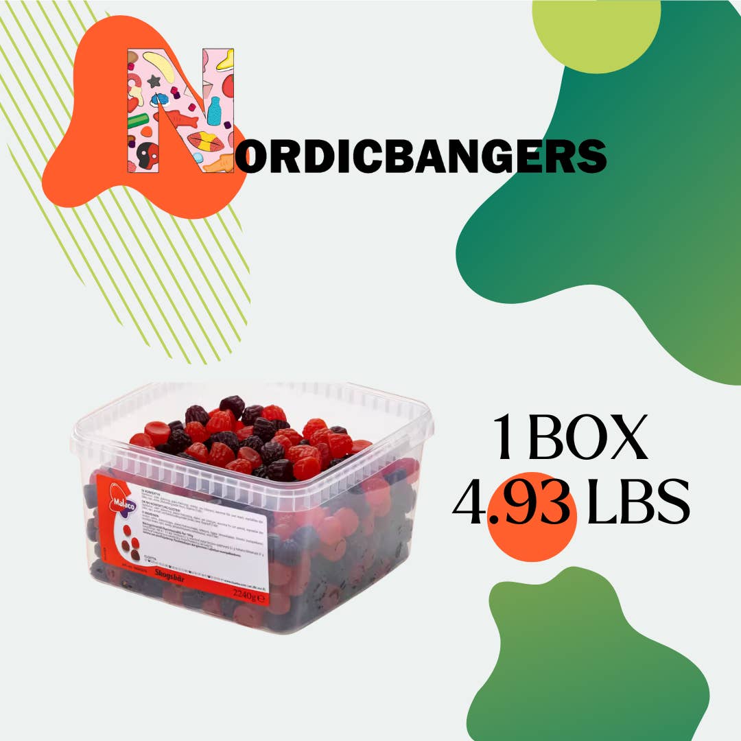Nordicbangers - Swedish Candy Supply - Wholesale Gummy - Malaco Skogsberry Swedish Candy