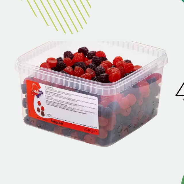 Malaco Skogsberry Swedish Candy for wholesale by Nordicbangers - Swedish Candy Supply