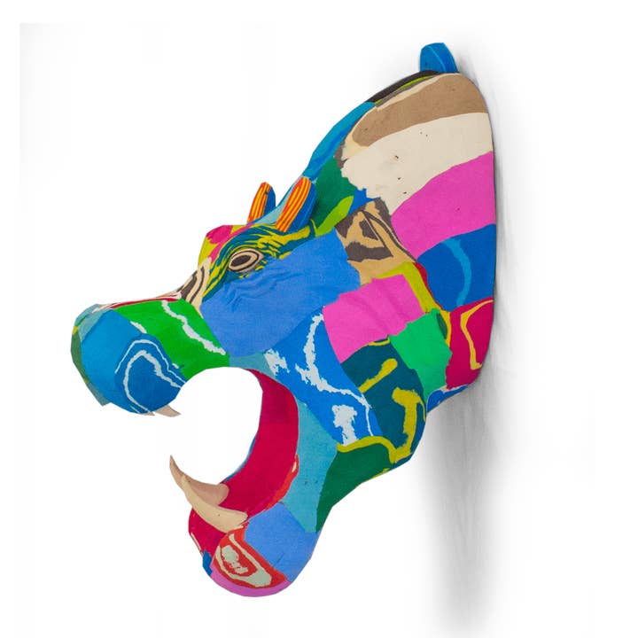 Ocean Sole - Venta al por mayor Papel pintado 3D - Arte mural con hipopótamo - Venta al por mayor
