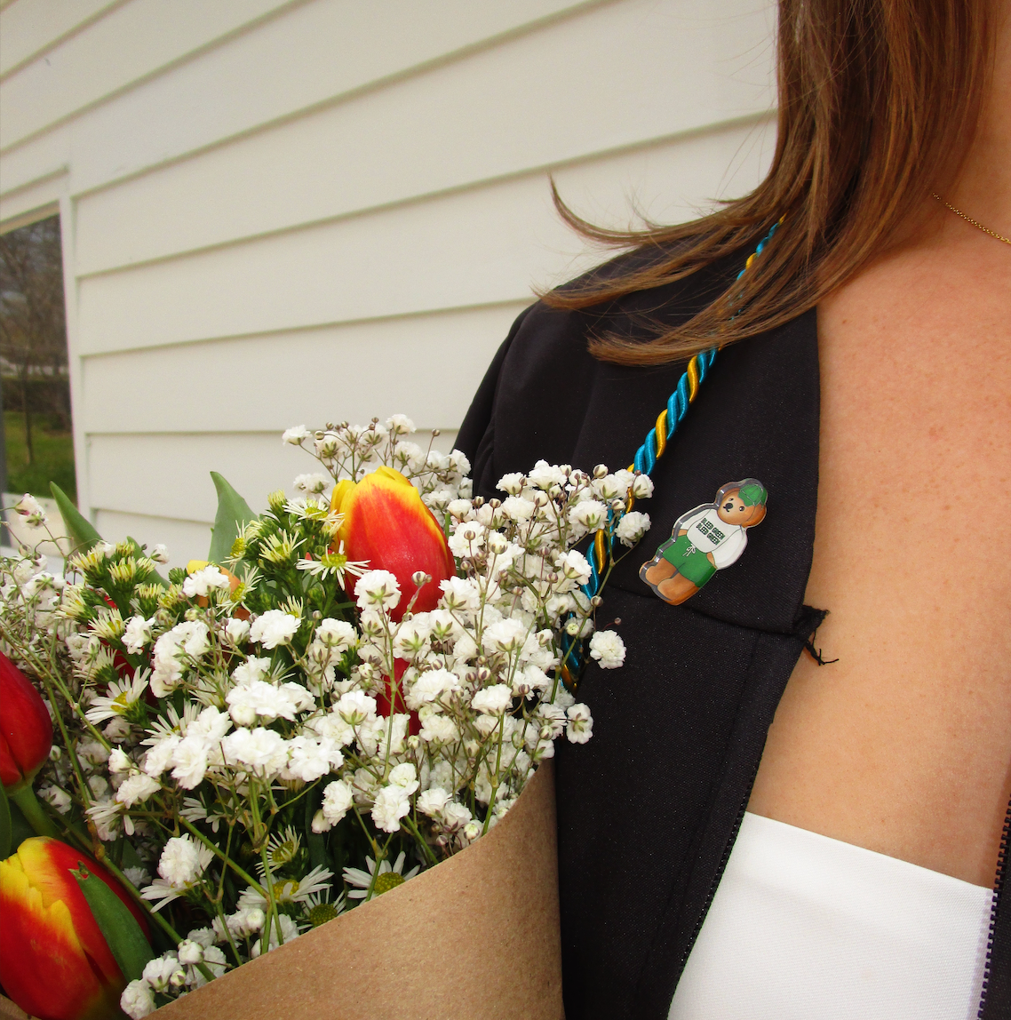 Stuck on You Design Co. - Wholesale Lapel Pin/Button - East Lansing Teddy Pin0