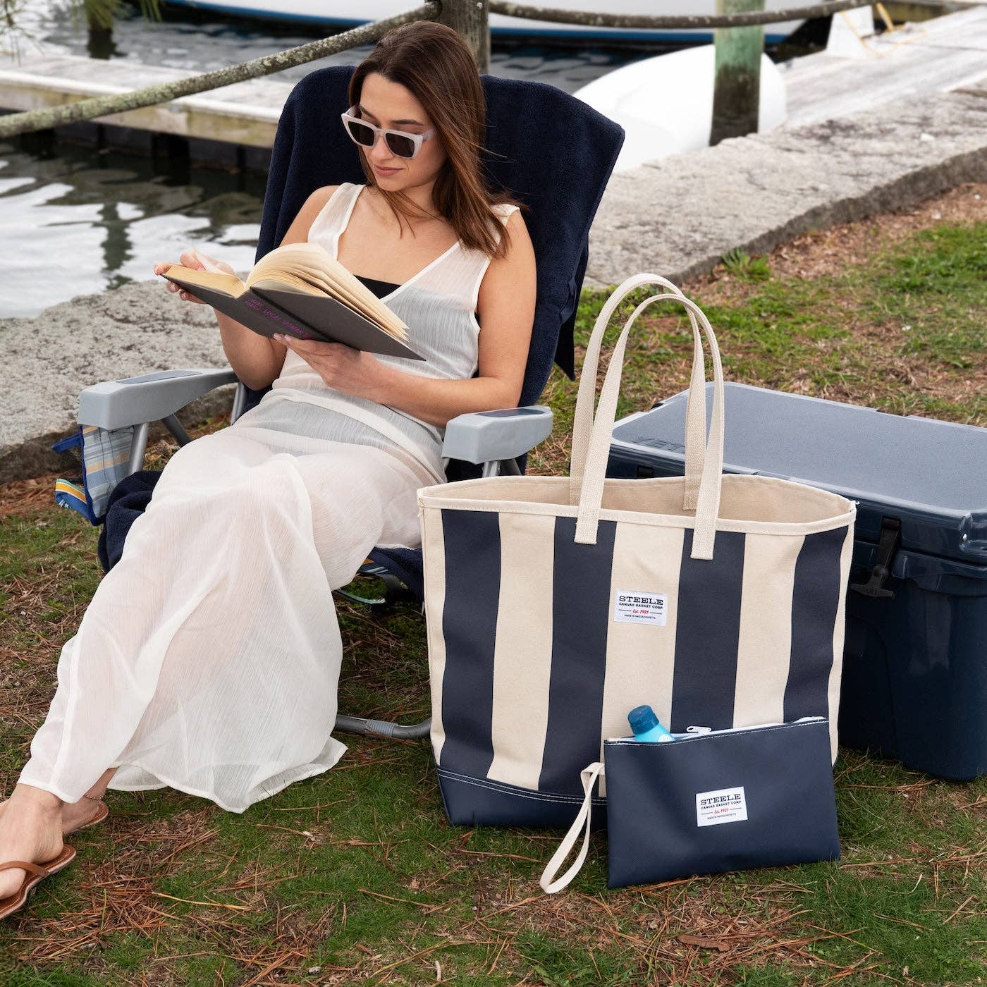 Steele Canvas Basket Corp. - Wholesale Tote Bag - Unisex - Striped Tote Set9