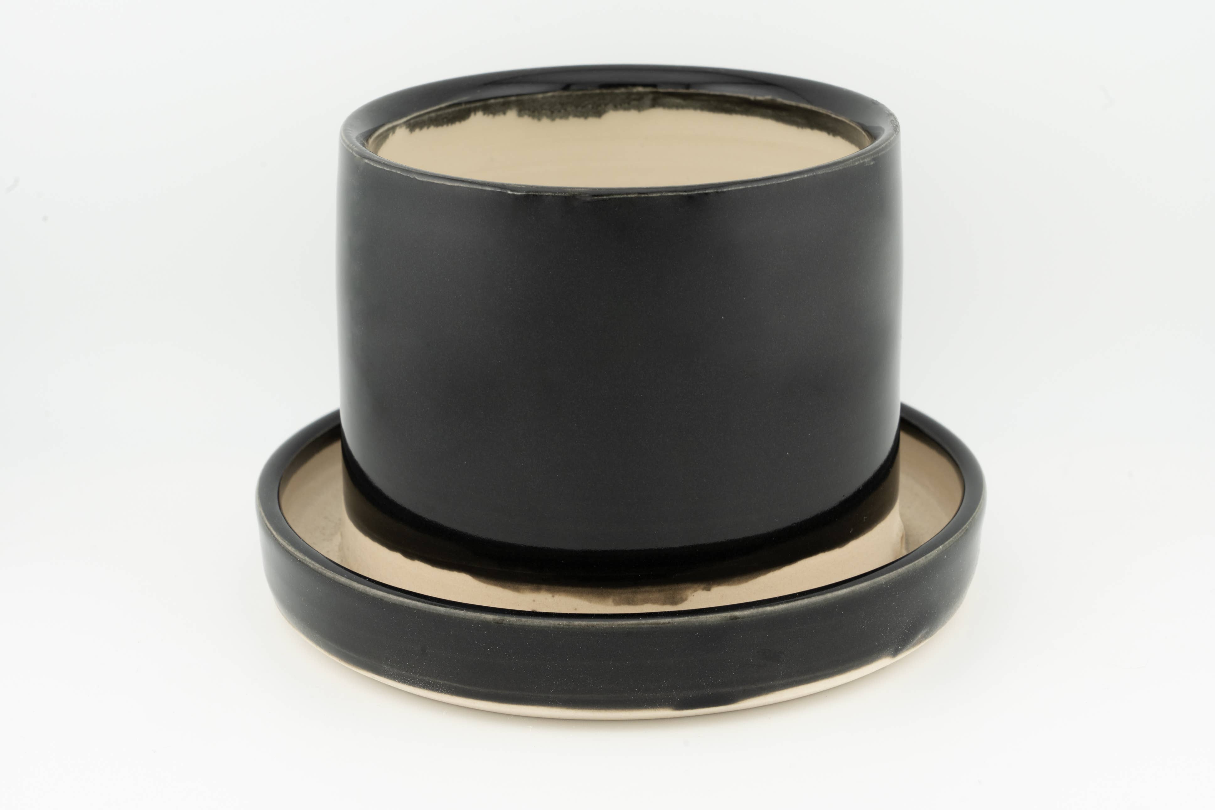 Swan City Ceramics - Wholesale Plant Pot - 4" x 4" Planter attached base drainage, Handmade Ceramic5