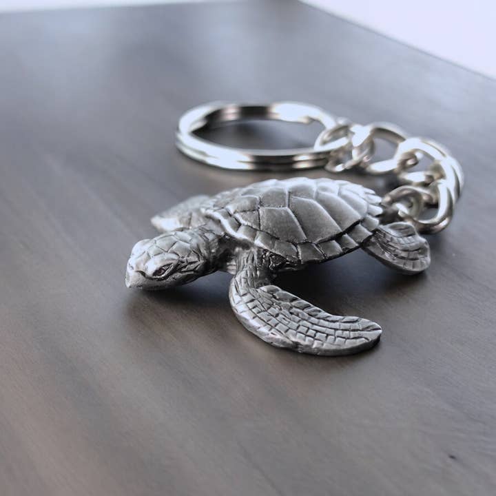 Big Blue by Roland St John – wholesale Keychain – Unisex – Sea Turtle Keychain, Turtle Key Ring, Gifts for Ocean Lovers1