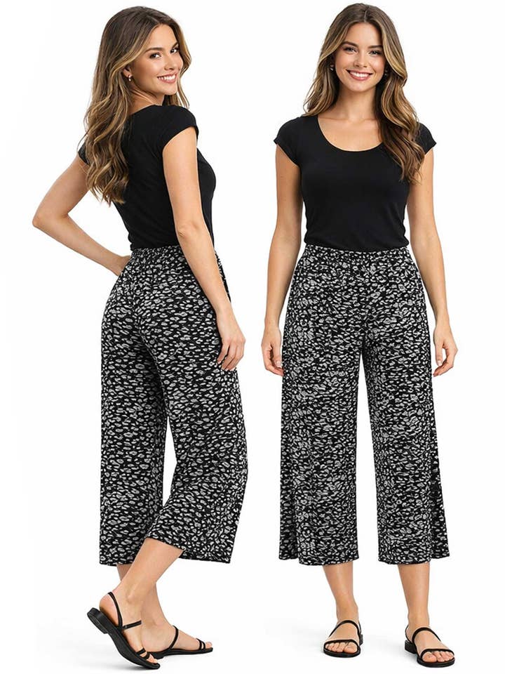 The Magic Scarf Company - Wholesale Pants - Women's - 1248 - Slinky TravelWear Capris2