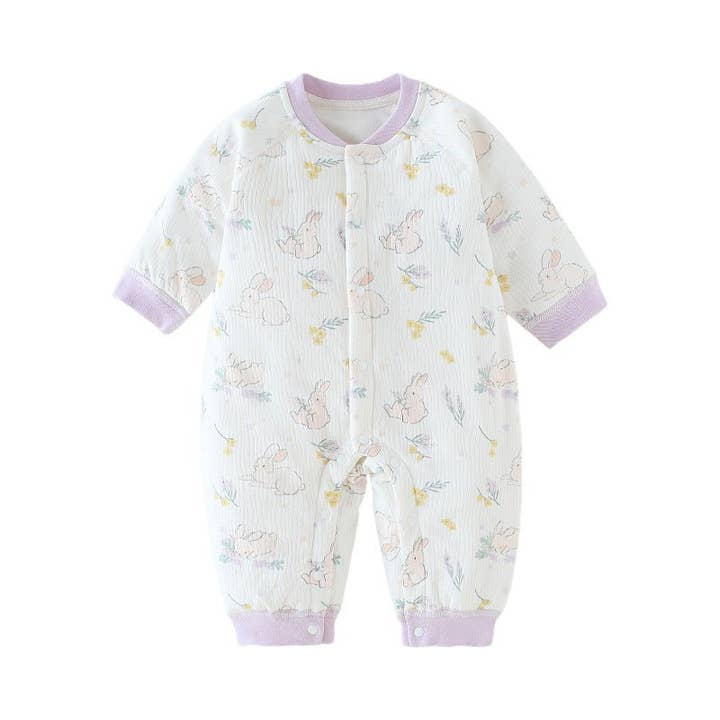 Little Chic Boutique – wholesale Byxdress - Baby – Bebisens Söta Djurtryck Design Höstoverall (4 Designer)