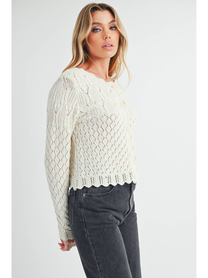 Ivory 3213EK Yvonne Cardigan 2 for wholesale on Faire