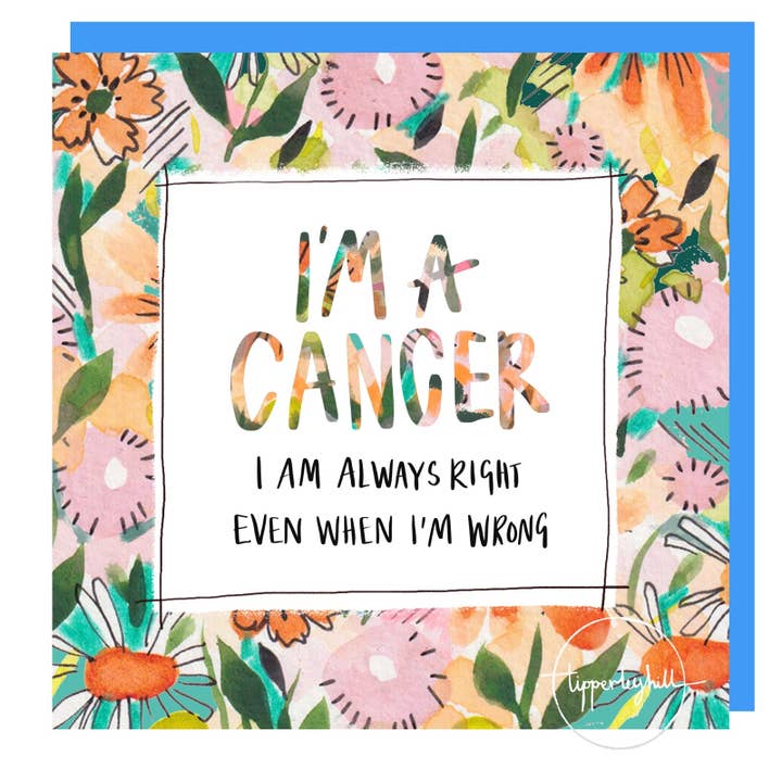 Sternzeichen-Karte, Krebs für den Großhandel von Tipperleyhill