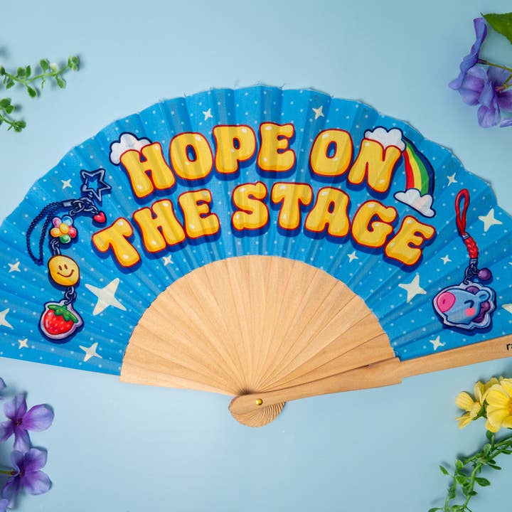 K-Pop BTS Fabric Fan - Hope on the Stage for wholesale by RainyViv