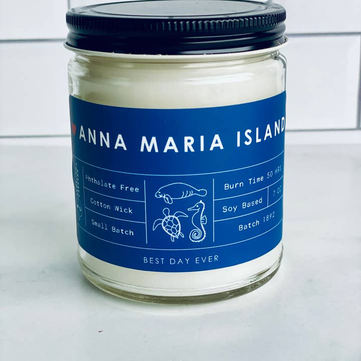 Rambling Caravan - Wholesale Jar/Filled Candle - Anna Maria Island, FL Candle3