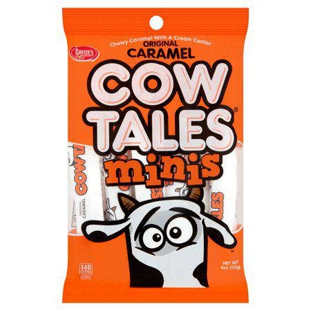 Long Island Candy Factory - Wholesale Caramel - Goetze Cow Tales Original Caramel 4 Pound Bulk Bag