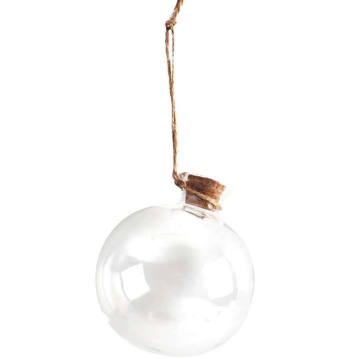 Graine Créative - Wholesale Christmas Decoration - 8X11CM GLASS CHRISTMAS BALL0