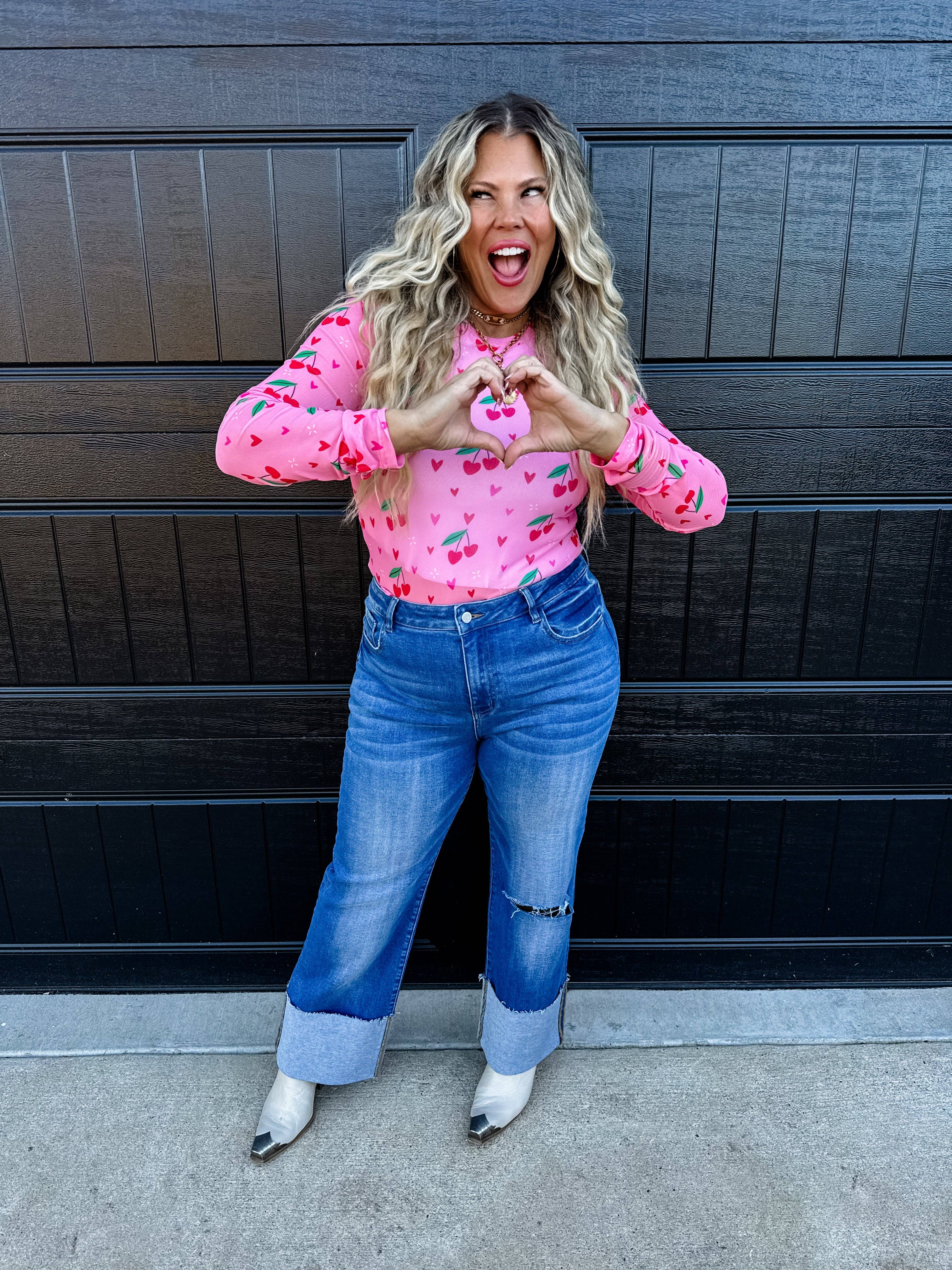 BLAKELEY - Wholesale Knit Top - Women's - VALENTINES DRESS IT UP MESH TOPS7