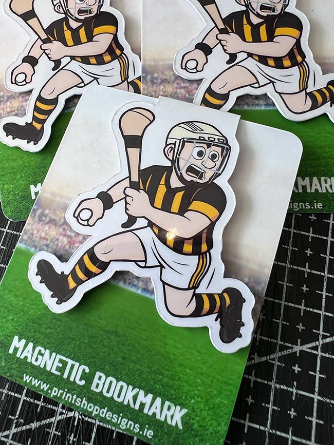 Print Shop Designs - Wholesale Bookmark - Hurling Magnetic Bookmark1