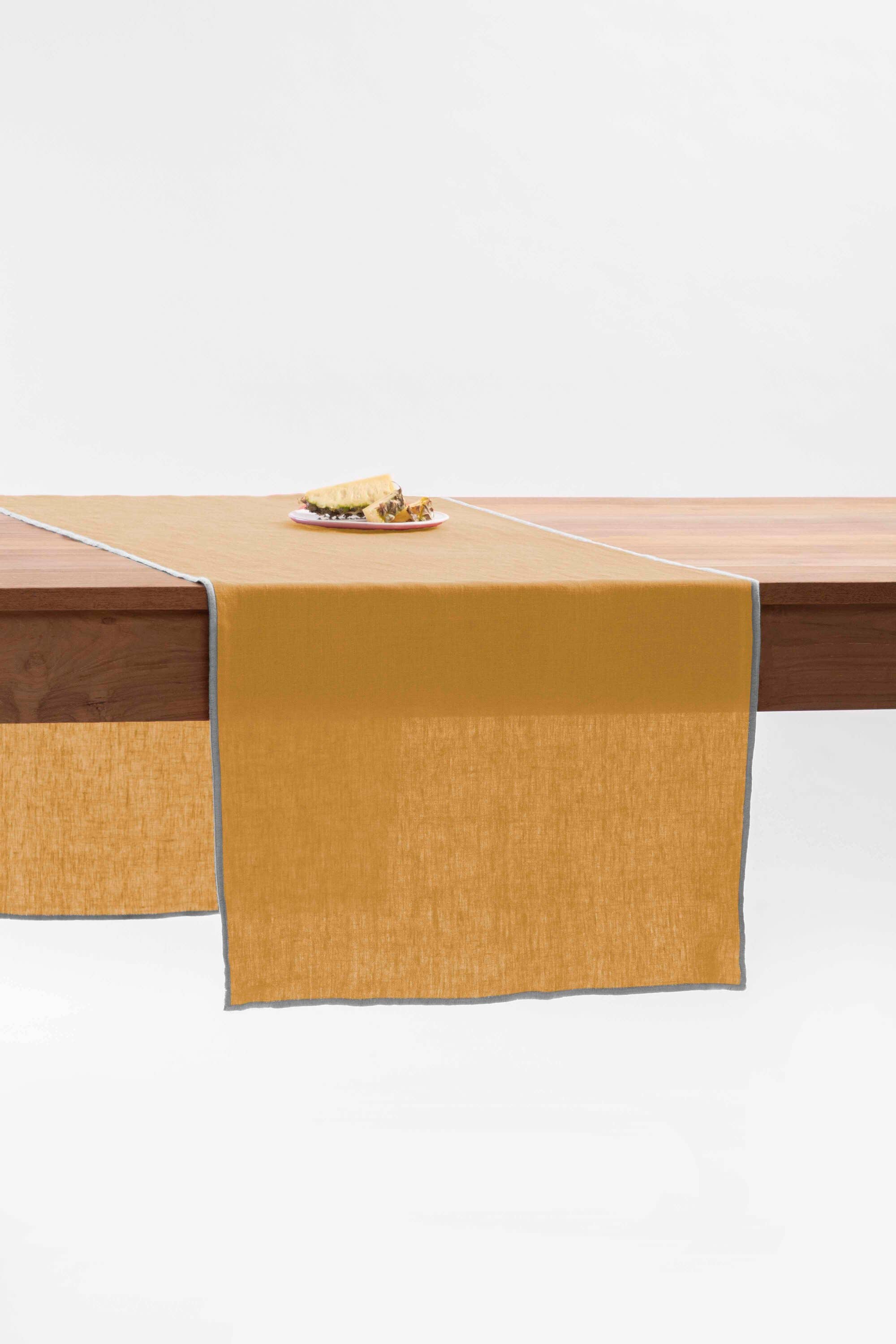 Live Linen - Wholesale Table Runner - Grey Needle Linen Table Runner – Premium3