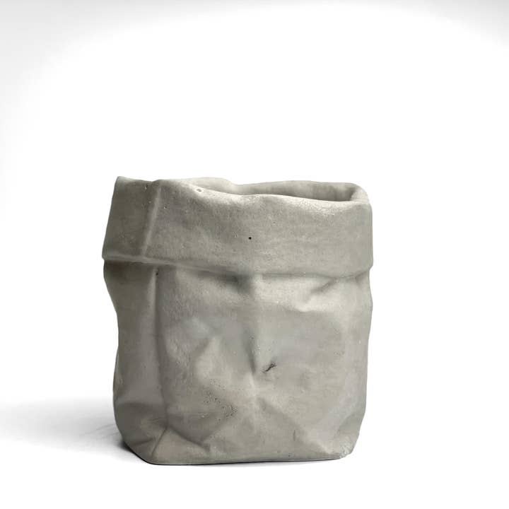 AURA 8 Art Boutique – wholesale Plant pot – Paper Bag Flower Pot, Succulent Planter Pot, Concrete Vase