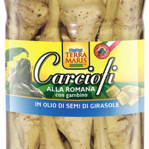 Europi - Vendita all'ingrosso Sottaceti - CARCIOFI ALLA ROMANA C/G 8/10 1062 GR