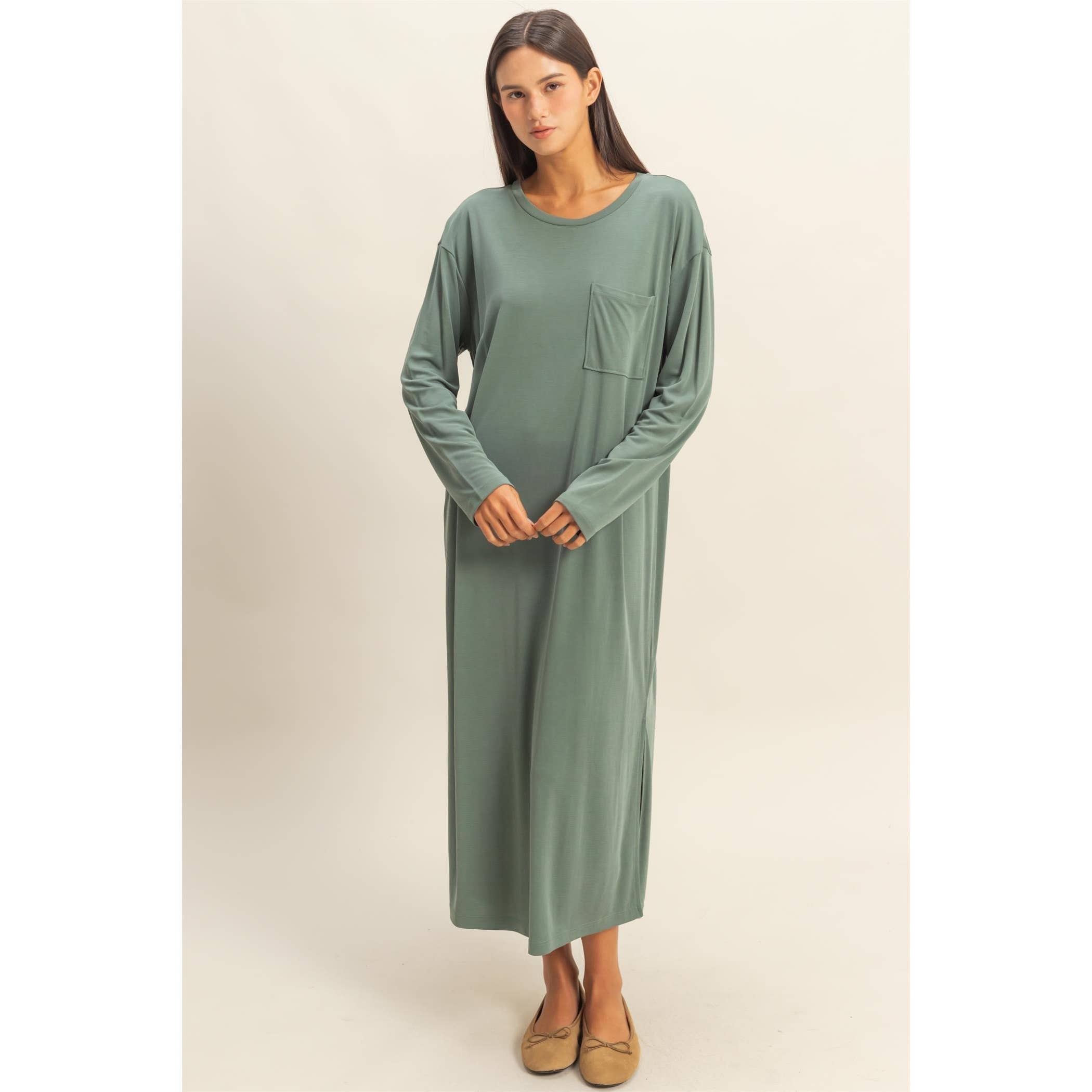 Double Zero - Wholesale Dress - Women's - Casual Midi Dress13