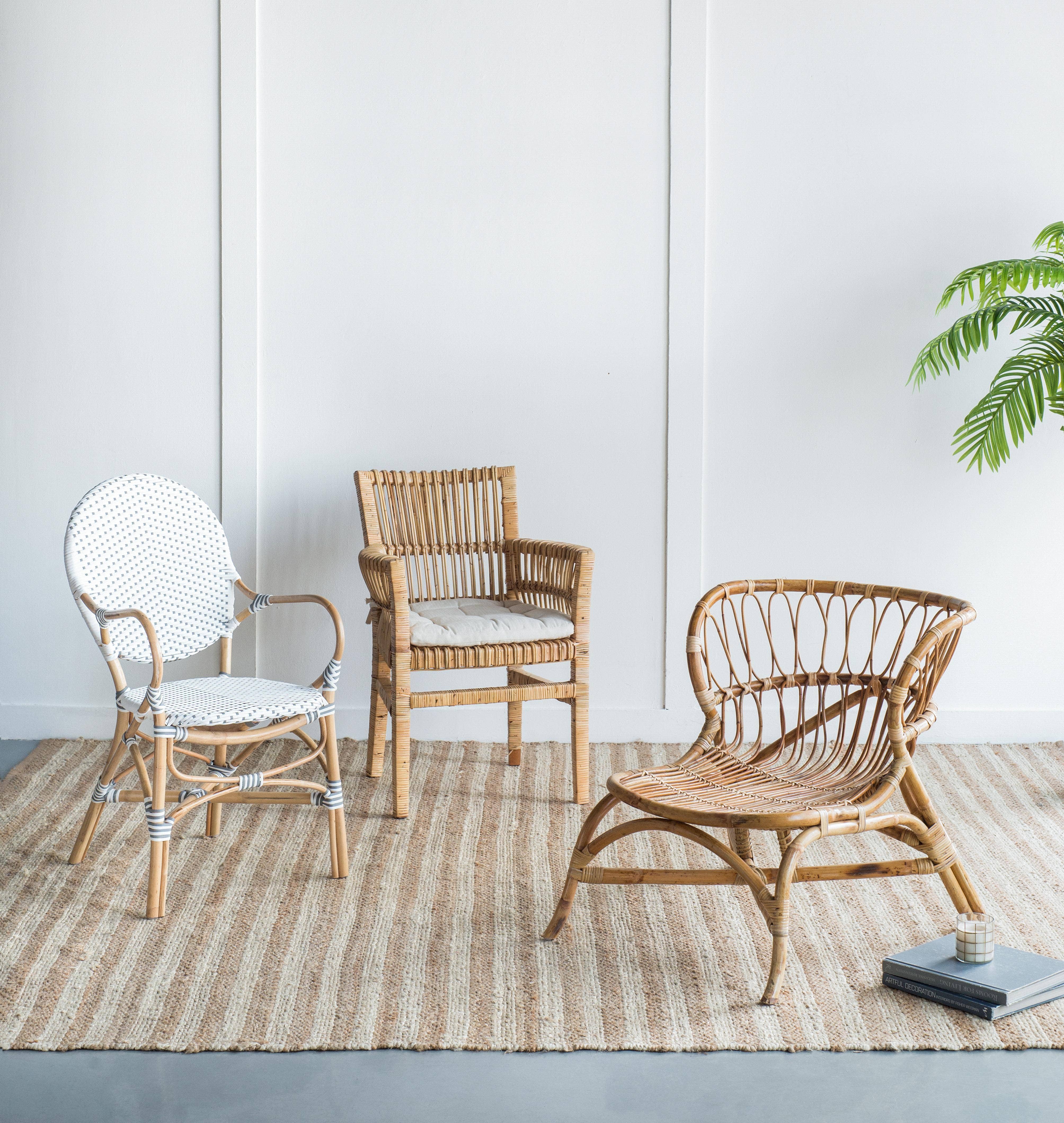 A&B Home Group Inc. - Vente Chaises - Chaise Victory 25,5x24,5x33" - Marron/Crème9