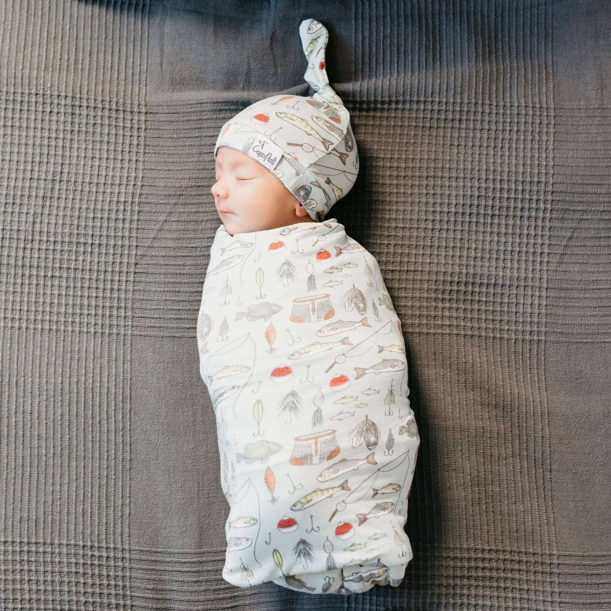 Copper Pearl - Wholesale Newborn/Knit Hat - Baby - Top Knot Hat - Trout7