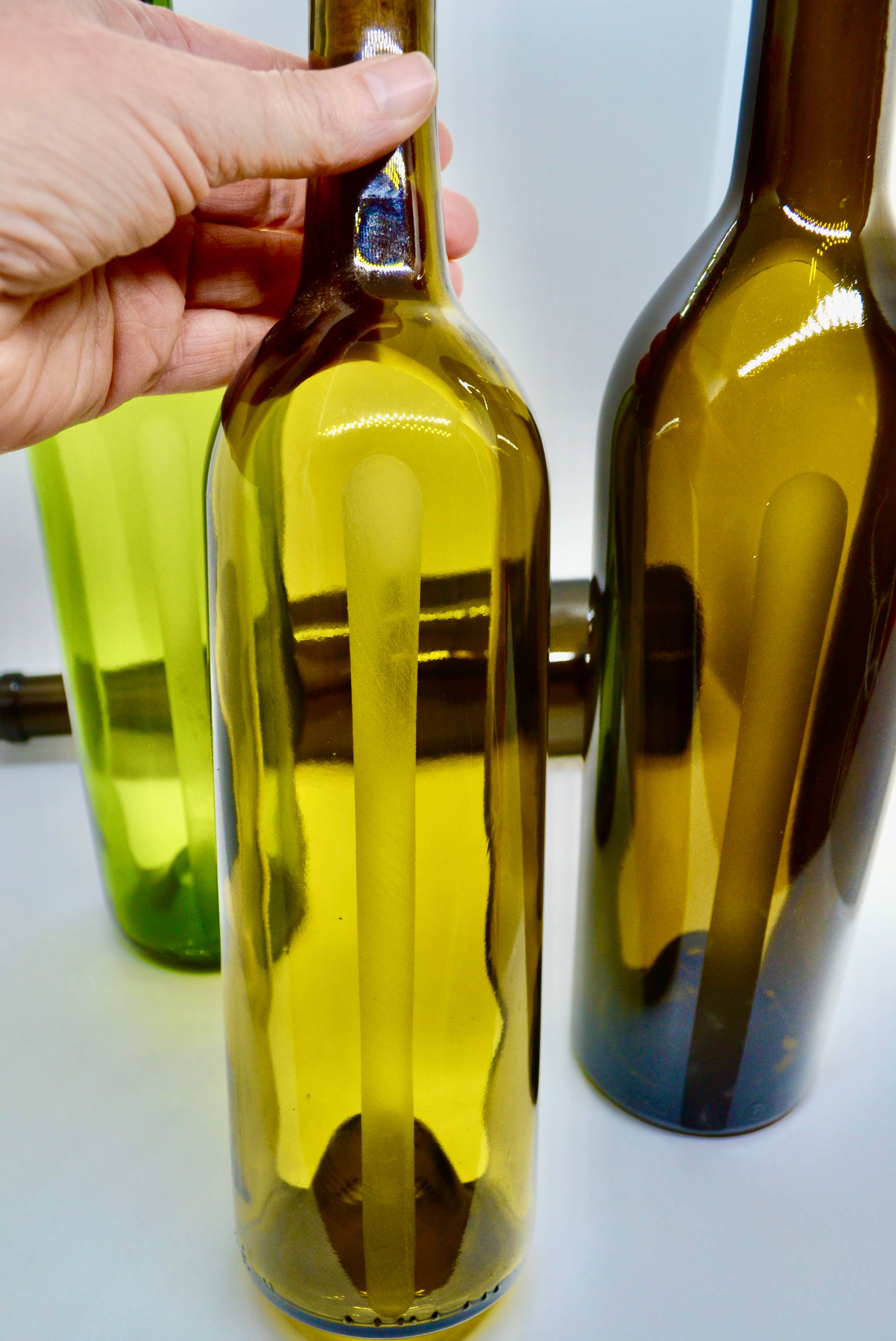 Hippie Glass – wholesale Decorative tabletop object – Recycled Bottle Vessel7